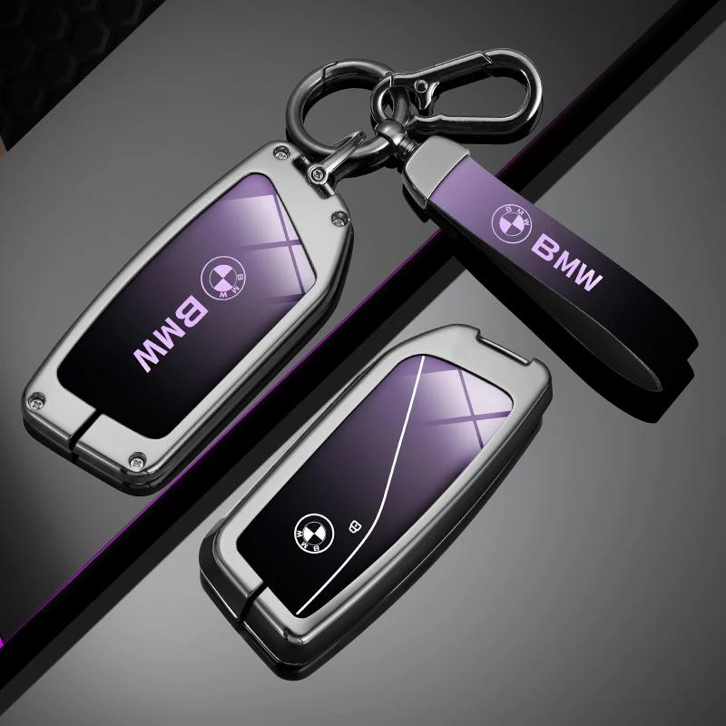 LMFLF1 Car Sticker For BMW I7 X7 7 Series  G07 U11 LCI IX I20 X1 G70 G09 XM U06 M3 Accessories Car Remote Key Case Cover Shell Fob Auto