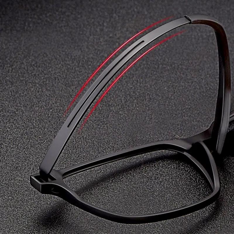 Pure Titanium Progressive Reading Glasses Men Women Near and Dual-use Anti-Blue Light Adjustment Eyewear
