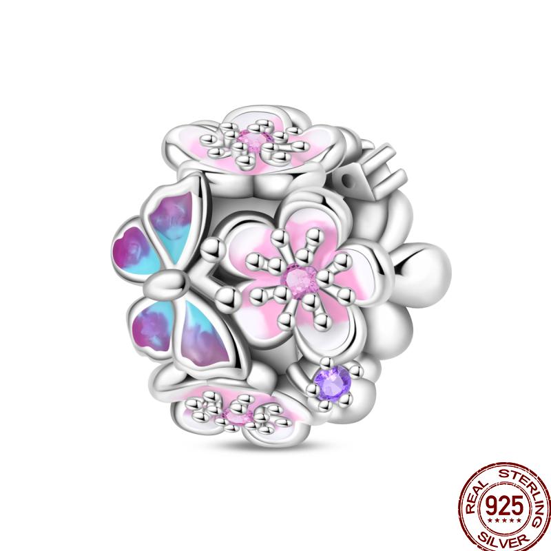 Miedziany Cyrkon Letnie Lody Ocean Wielka Seria Błyszczący Inkrustowany Cyrkon Wisiorek Pasuje do Bransoletki 3mm