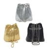 Fashion One-shoulder Messenger Bucket Bag Silver Sequined Bucket Evening Bag Women crossbody purses and handbags luxury designer