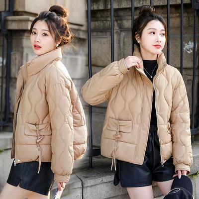 Short Bread Jacket 2025 New Korean Cotton Jacket Women's Thickened Stand-up Collar Warm Casual and Versatile Temperament Winter Jacket