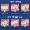 300pcs Toothpick 2-In-1 Dental Floss Picks High Toughness  dental Brush Teeth Stick Tongue Scraper Oral Care Tools Professional Toothpicks Sticks
