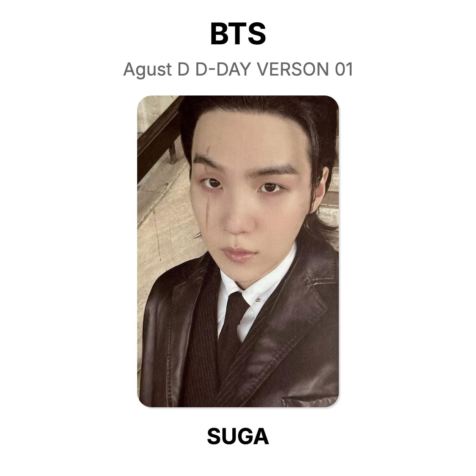 BTS Agust D D-DAY VERSON 01 Official Photocard SUGA 02