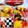 117pcs All-in-one Car Balloon Garland and Arch, Perfect for Lightning McQueen Racing Themed Birthday Parties and Themed Events