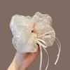 Haarschmuck weißes Netz Damen Accessoires Haarspangen Mädchen Haarbänder für Kinder Mädchenartikel Clip Haare weiblich