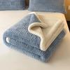 Winter Blanket Coral Fleece Blankets Office Shawl Nap Blanket Air Conditioning Duvet Bedding Warm Sheets 200*230cm