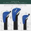 Golf Club Head Cover Long Neck Lightweight Dustproof Wear Resistant