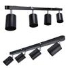 GU10 Lamp Holder 4 Head Rotating Ceiling Mounted   Base for Canteen Shopping Mall Showcase