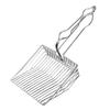 Stainless Steel Metal Cat Litter Scoop Large Size Fine Mesh Cat Poop Scoop Easy To Grip Durable Cat Toilet Shovel Pet Supplies