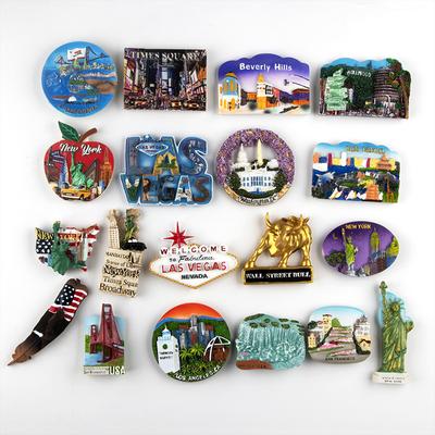 Die Vereinigten Staaten 3d kühlschrank aufkleber reise sammlung souvenir New York kühlschrank magneten Times Square Statue of Liberty shap