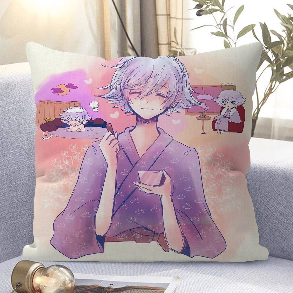 Аниме Очень приятно, Бог Подушка Чехол Наволочка Обивка Диван Декоративная подушка Домашний декор Наволочка 16x16Inch