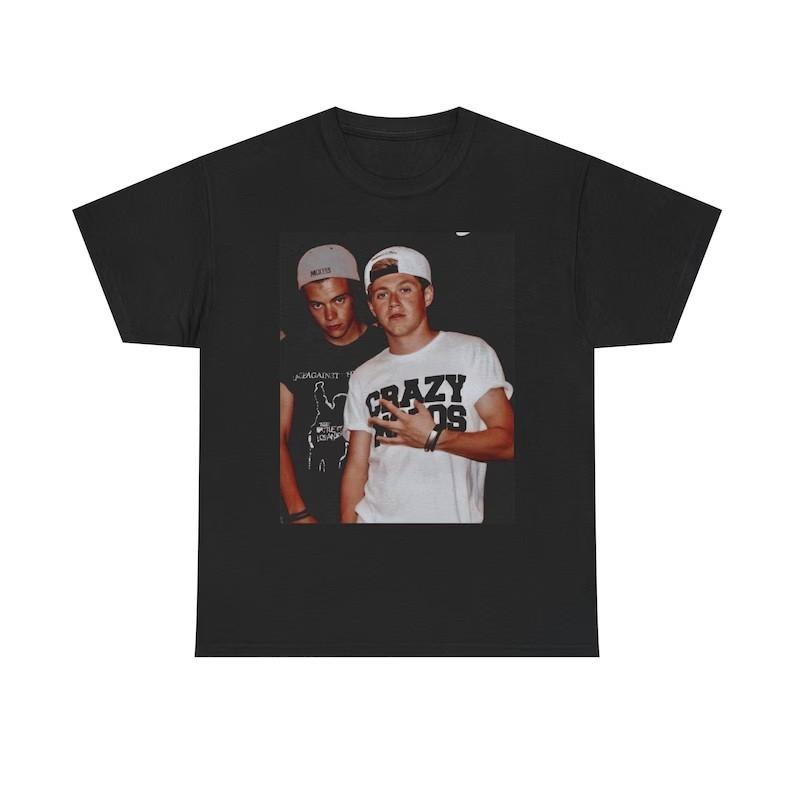 Harry Styles & Niall Horan Vintage Graphic Tee | Y2K Boyband Photo Shirt