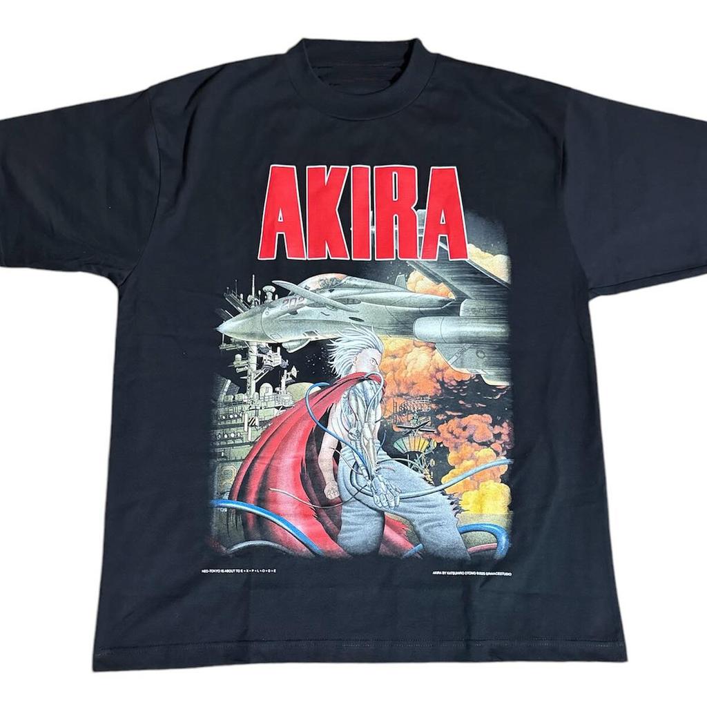 Thousands of Orphans! American Blockbuster Direct Injection! Akira Cool Short-sleeved T-shirt Full of Cyberpunk Style Trendy
