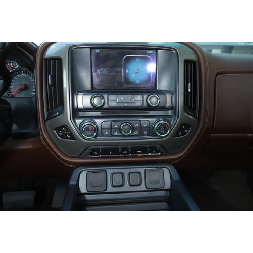 Green Radio AC Knobs Air Condition Switch Button Trim for Chevy Silverado 14-18