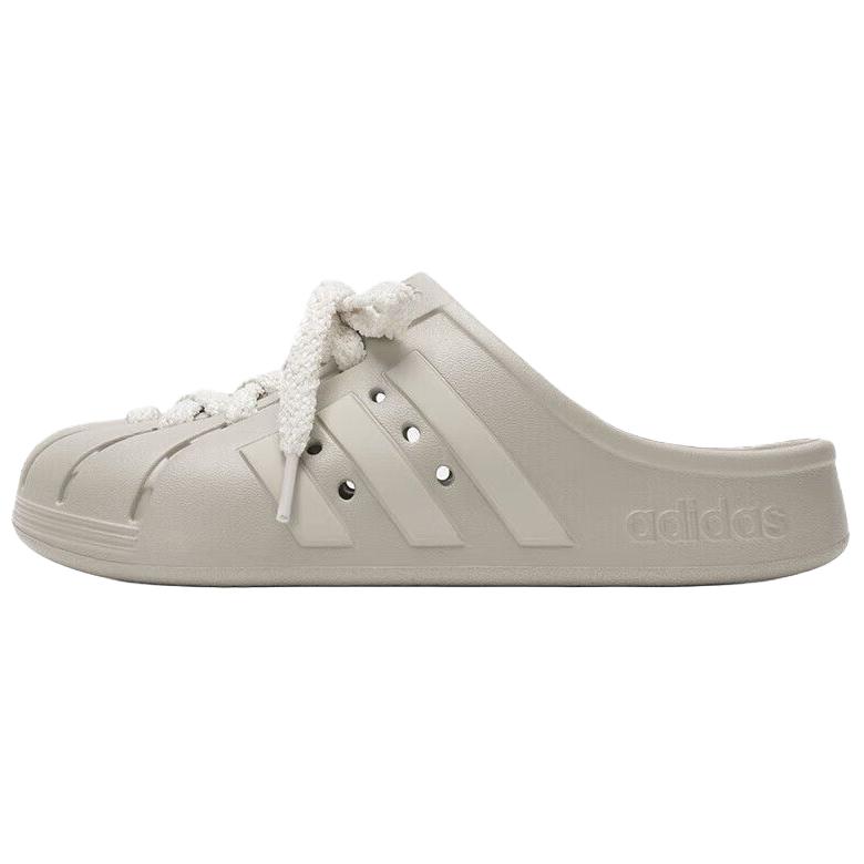 adidas Originals Adilette Clogs  Grey  Unisex Mule Sandals JQ2118 42