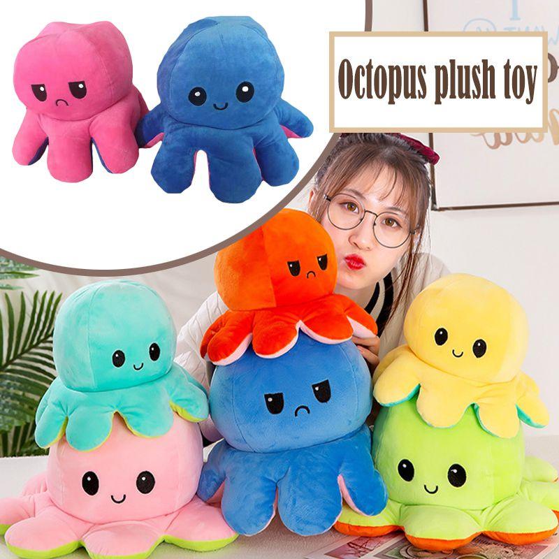 Flip Plush Doublesided Toy Marine Life Stuffed Animals Doll