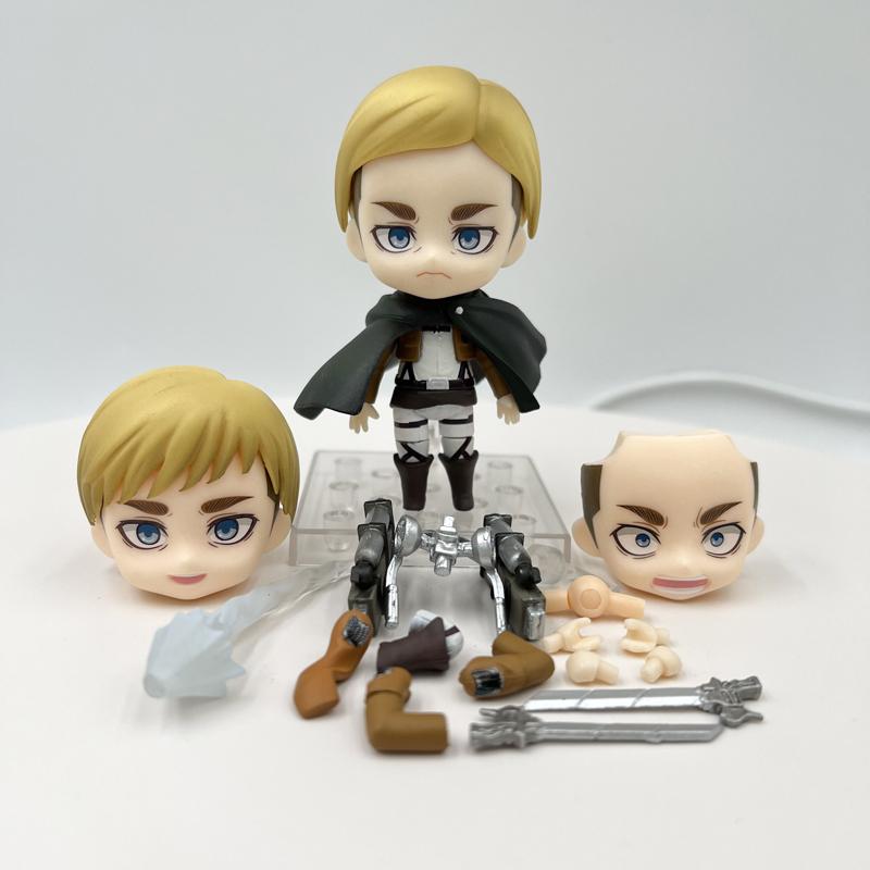 1123 Hange Zoe Attack On Titan Anime Figure Hanji Shingeki No Kyojin Action Figure 775 Erwin Smith Figure Collectible Doll Toy