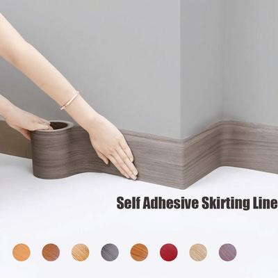 DIY 5 Meter Wall Base Thickened Self Adhesive Wall Sticker Soft Anti-collision Skirting Line Bedroom