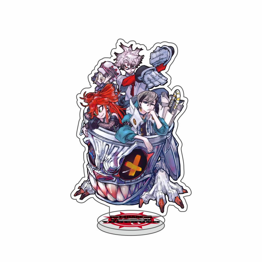 Anime FigureGachiakuta Acrylic Stand Model Plate Keychain Rudo Enjin Zanka Riyo Jabber Desk Decor Collection Cosplay Fans Gifts