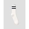 Double Stripe Socks White