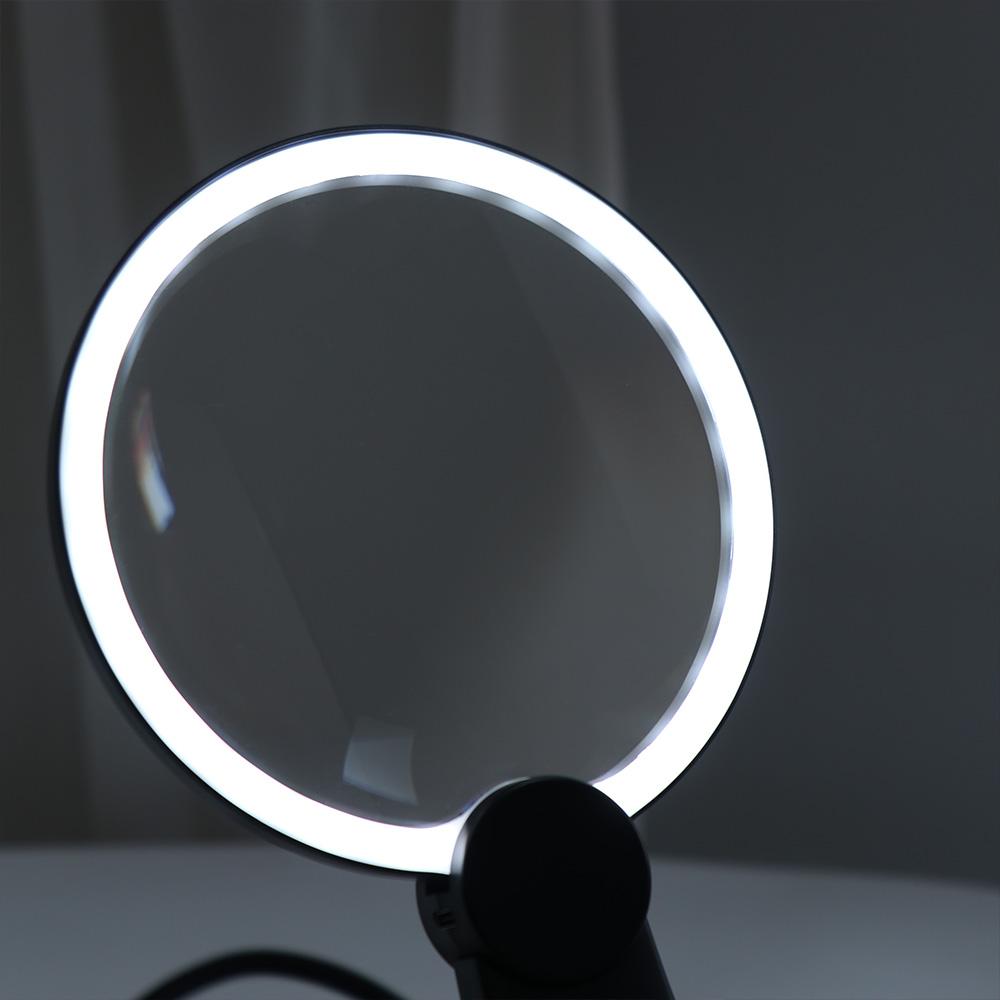 Handheld Magnifying Glass 3 Color LED Lights Hanging Neck Magnifying Glass  Reading