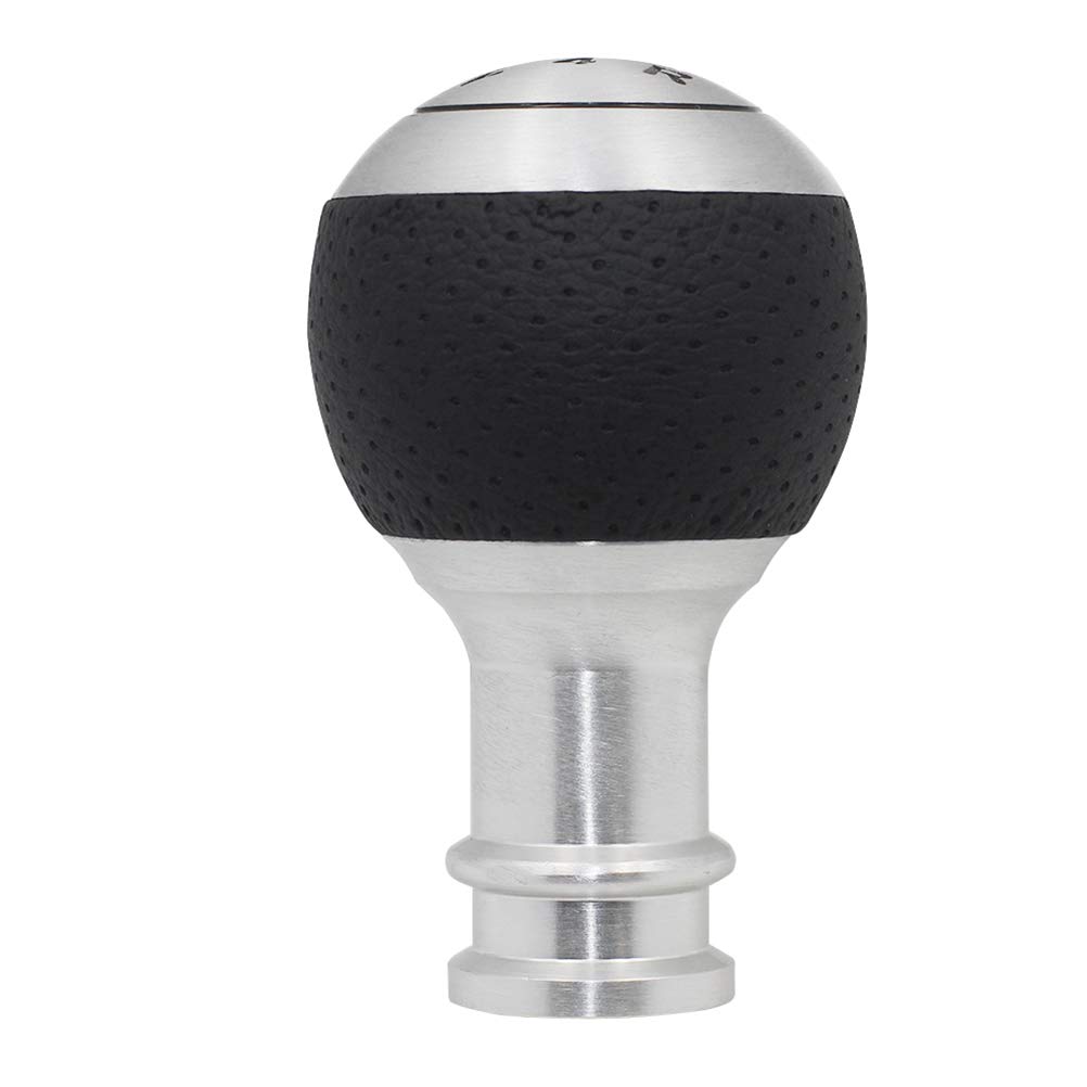 Sakan Auto Schaltknauf Runde Schaltabdeckung 5-Gang 8,6 * 5,2 cm Schwarz