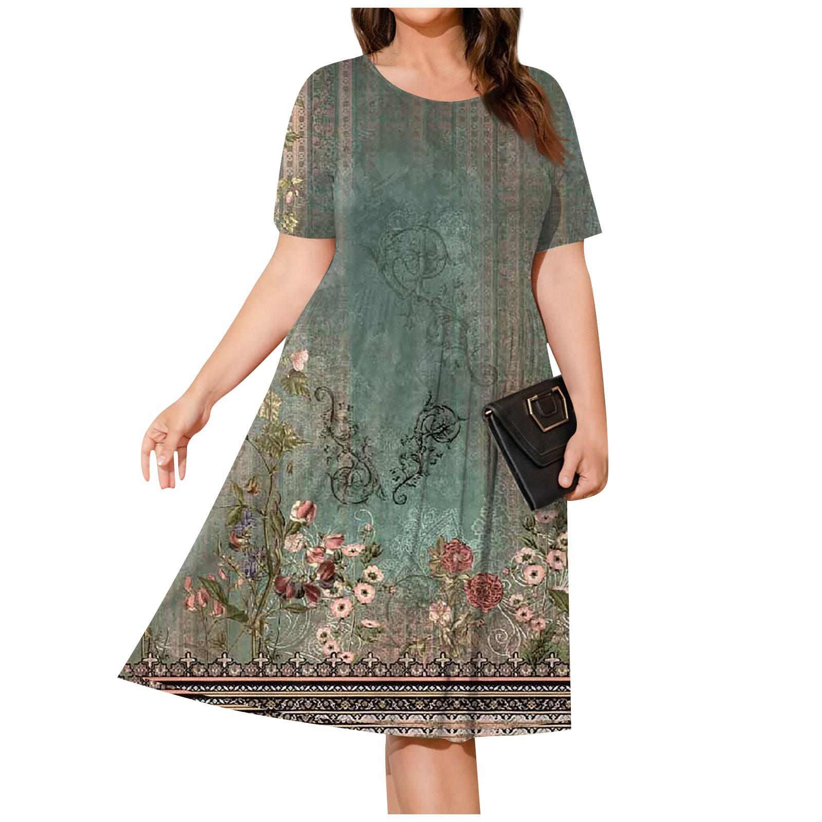 Женское летнее платье больших размеров — фото 3