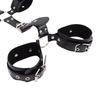 Adjustable Neck To Wrist Ankle BDSM Bondage Kit with Collar Handcuffs Chain Leash Straps for Couples Role Play Sex Toys