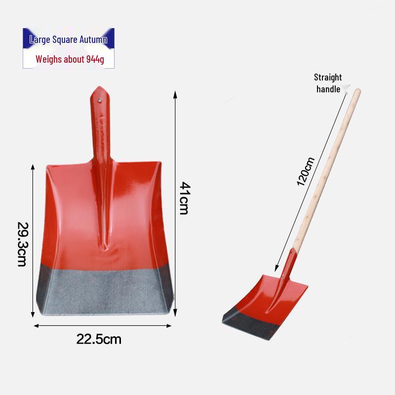 Manganese Steel Multi-Purpose Shovel: Large, Small, Gardening, Digging, Snow Removal, Planting, and Household Tools.
