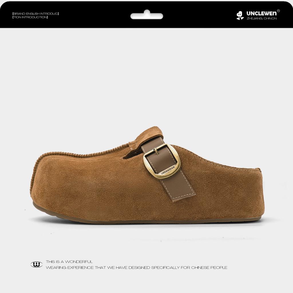 California Day ~ Birkenstock Shoes Women's Autumn New Retro Lightweight Heightened One Foot Toe Slipper Girl