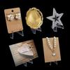 30/10PCS Triangular Card Display Stand Mini Acrylic Idol Photo Picture Holder Stands for Coin Sports Trading Cards Display Racks