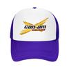 Custom BRP Can Am Logo Print Mesh Baseball Cap Summer Breathable Mesh Sun Hats Caps Unisex Outdoor Adjustable Casual Headwear