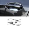 Fit For BMW X3 G01 X4 2018-2021 ABS Chrome Outside Door Bowl Cup Cover Trim 4PCS