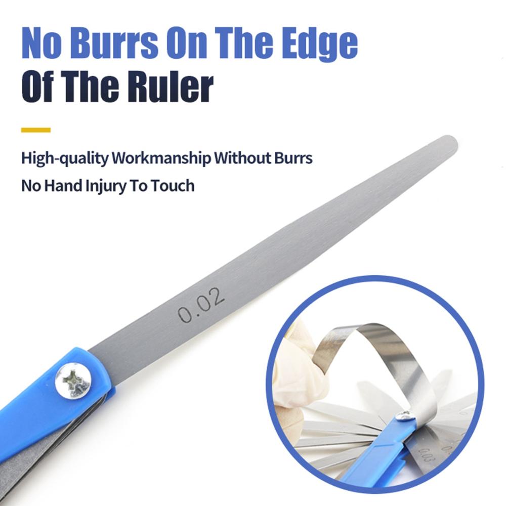 Metering Tappet Valve Stainless Steel Measuring Tool Feeler Gauge Thickness Gauge Gap Filler