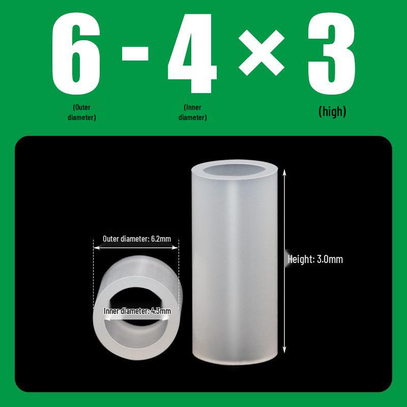 Nylon Insulating Spacer M4M5 Round Riser for LED Lamps and PCB Support