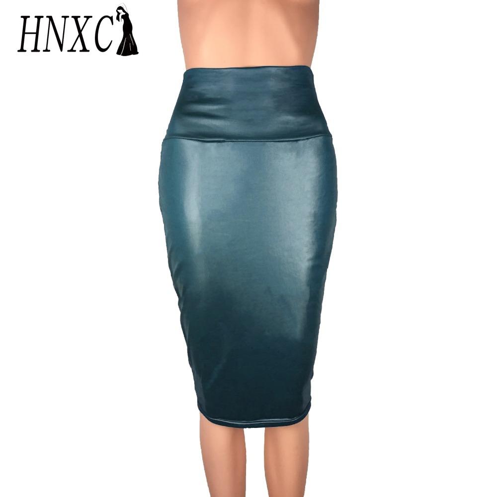 HNXC Women's Fashion Casual Solid Color Print Summer Spring Skirts