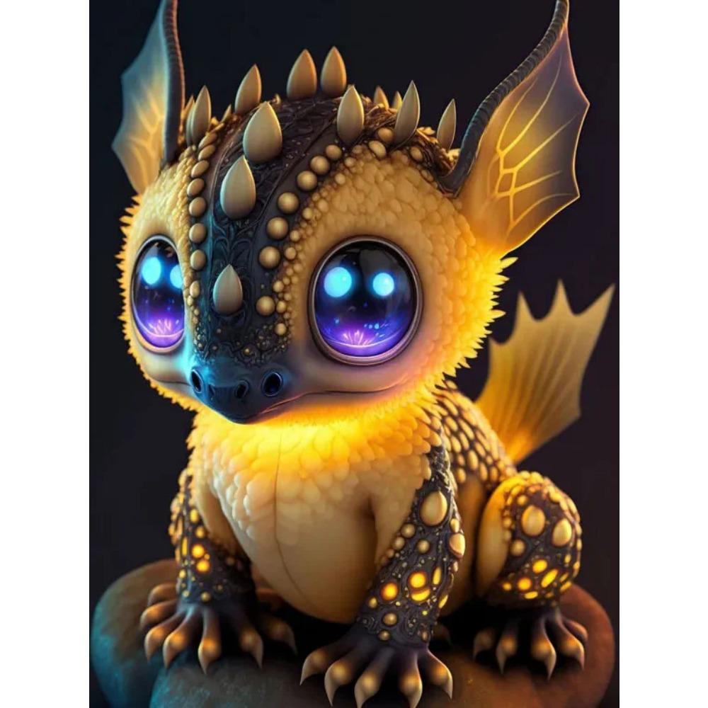 Diamond Painting Full Drill Beautiful Peacock Animal Round Diamond Painting Handmade Dragon Cat Diy Diamond Mosaic Painting Home Decoration