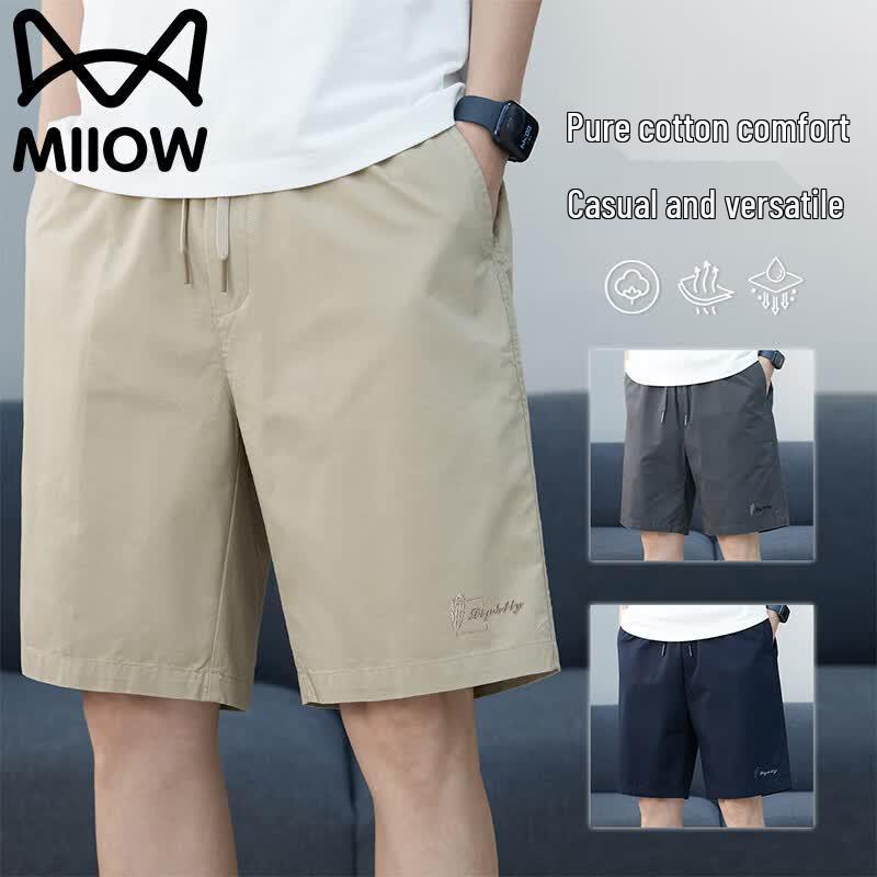 MiiOW Men s Summer Casual Straight-Leg Shorts 2XL