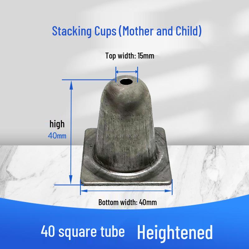 

50-Piece Leg Stand & Storage Bowl Fixture Set with Flanging Foot Cup and Mother-Child Workstation