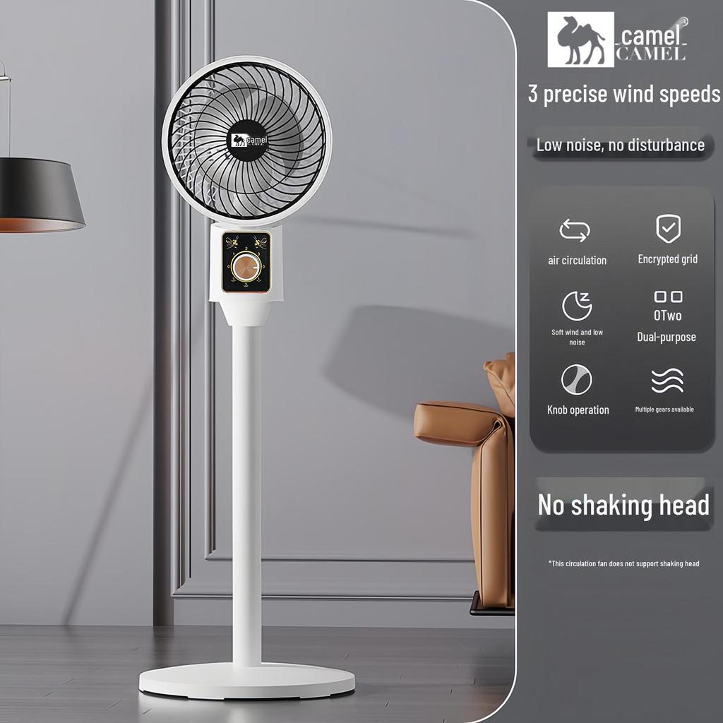 Silent Desktop Electric Fan: Compact Wind Turbine for Home & Office Air Circulation