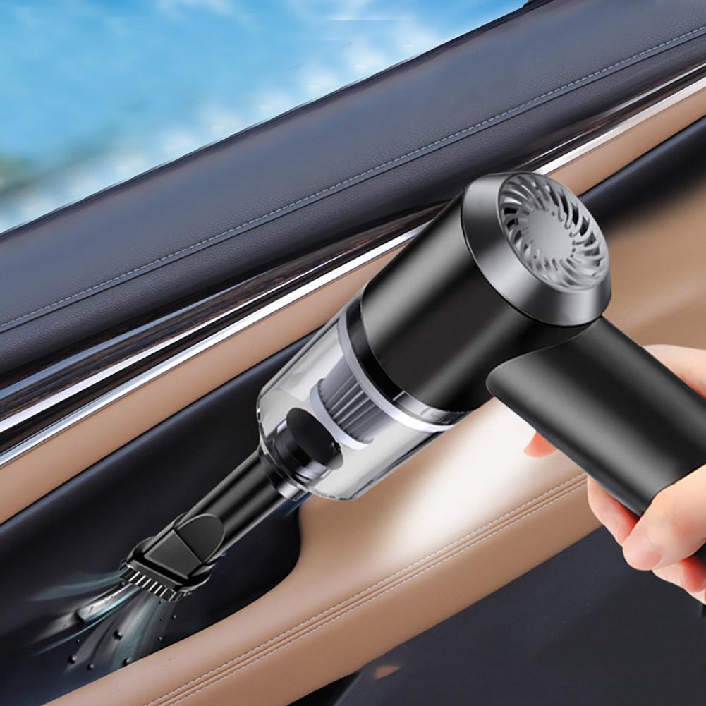 120W Car Vacuum Cleaner Wireless Cleaner Strong Suction 6000rpm Portable Vacuum Cleaner for Home Windowsill Groove Cleaning Tool