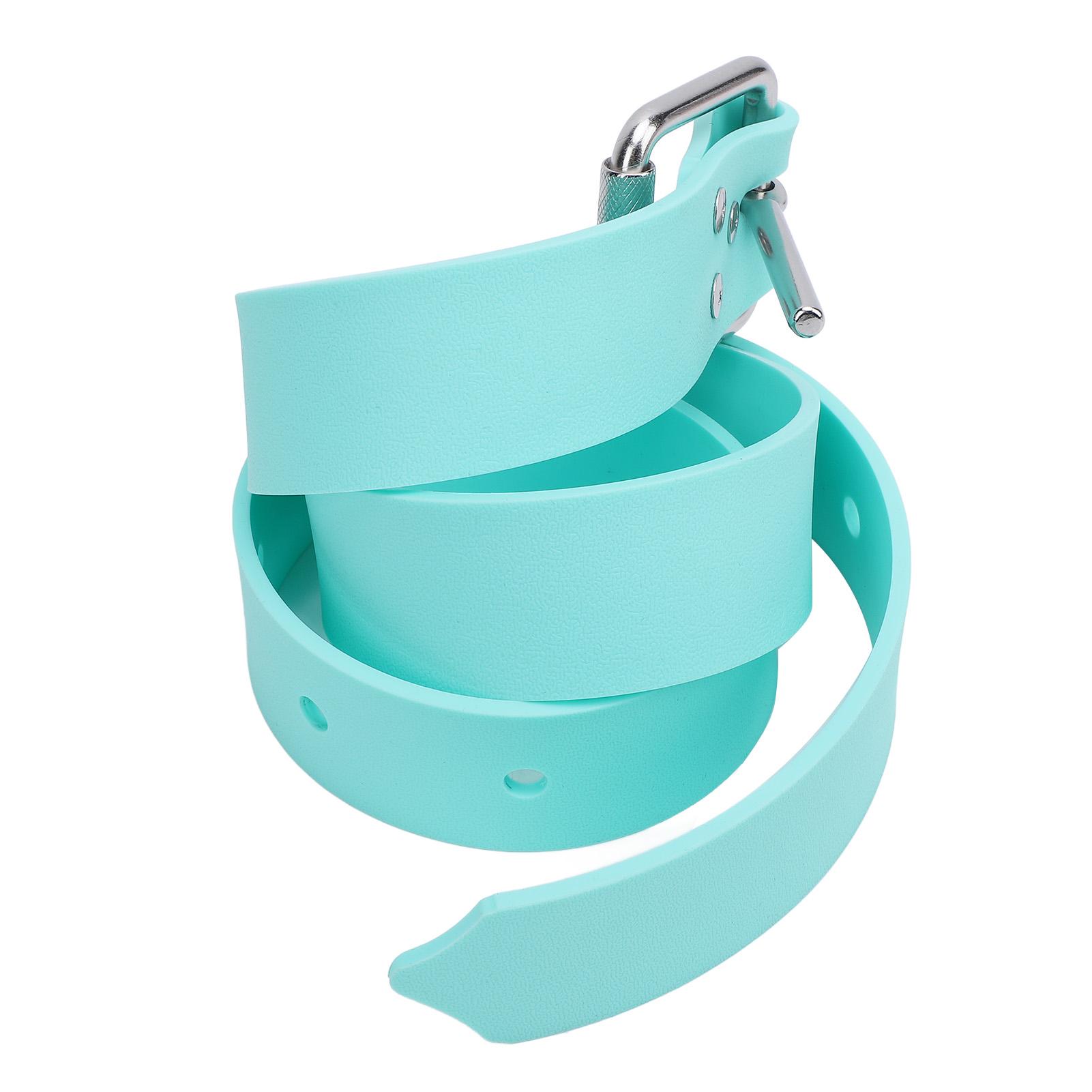 Taucherbleigürtel Verstellbarer Silikon Freediving Bleigürtel mit Schnellverschluss für Scuba Diving Speerfischen Mint Green minze, grüne
