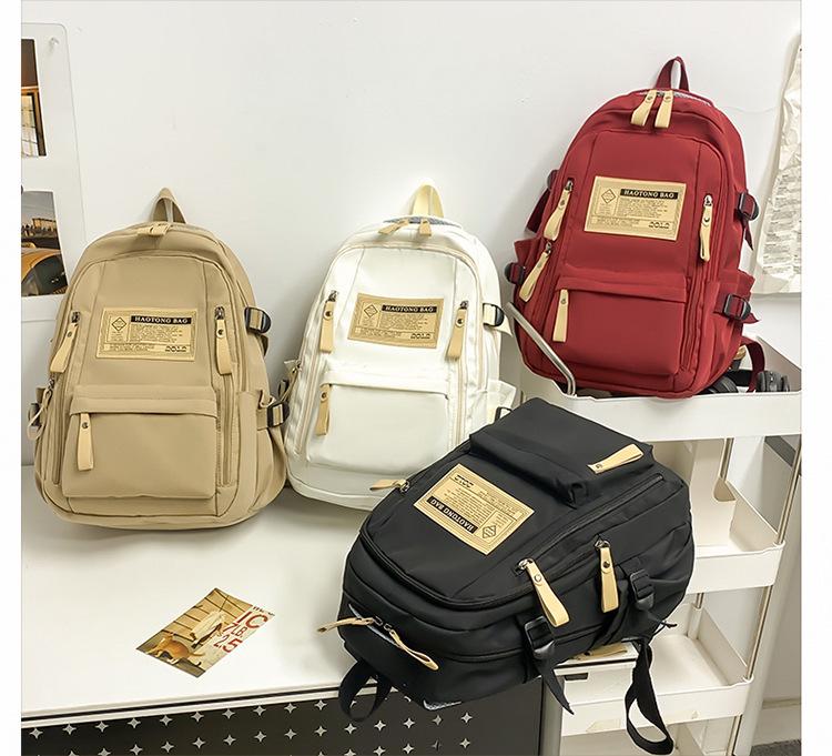 Koreansk ryggsekk med stor kapasitet for studenter og pendling