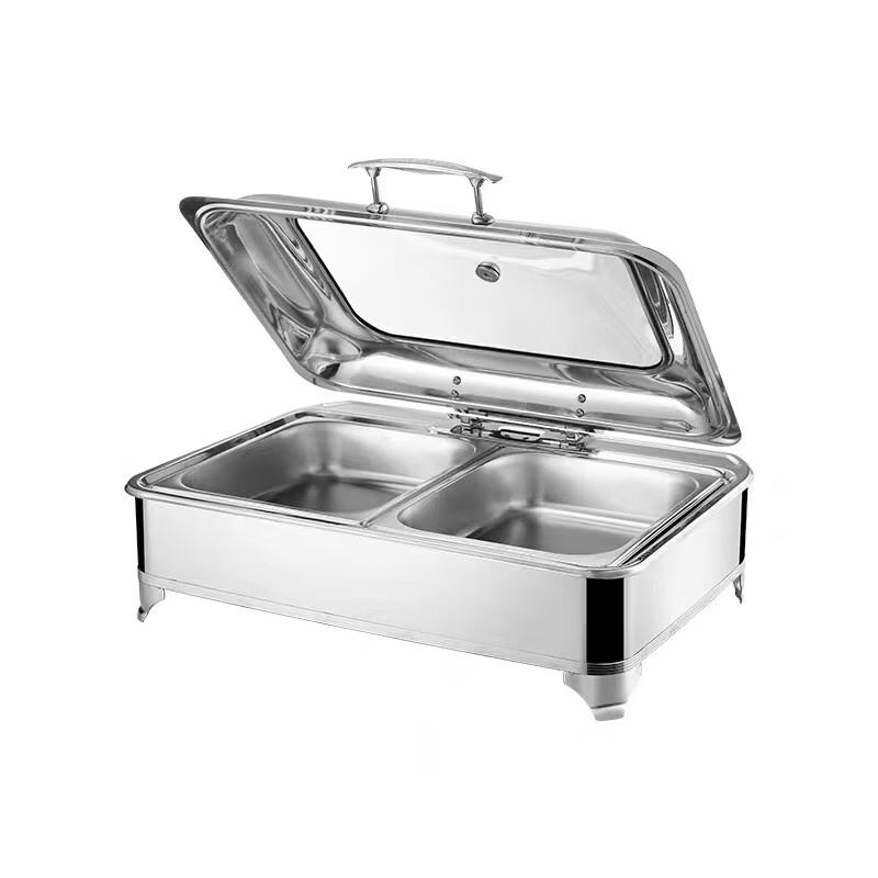 Aoran Electric Stainless Steel Chafing Dish Square