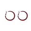 Ankola Red Pigment Ring Earrings Femininity Internet Celebrity Earrings European and American Exaggerated Personality Ears