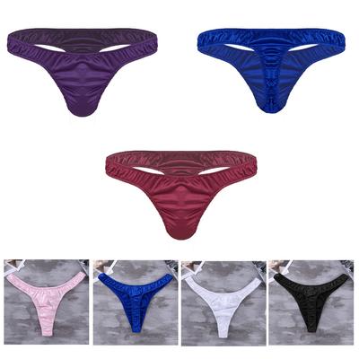 Erkek Katı Renk Yüzme Külot Seksi Düşük Bel Yüzme Mayo Plaj Yüzme Şort
