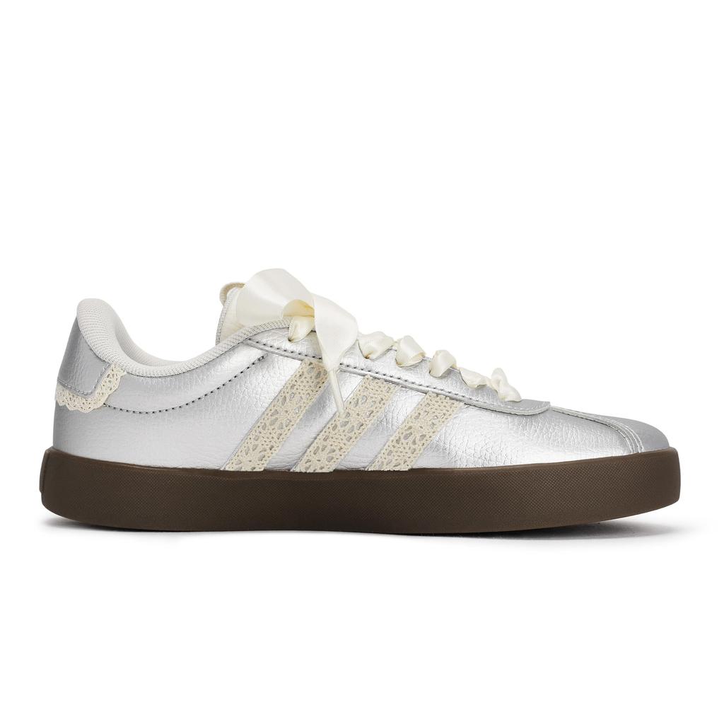 Adidas VL COURT 3.0 German Army Trainers Unisex Low Top Beige/Silver JQ7315(Team80-S-BOX)