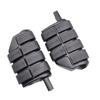 ZCJSZP 1 Pair Foot Peg Mount, Footrest, Foot Peg, Suitable for Harley Softail Dyna, Sportster XL (Style 2 Black)