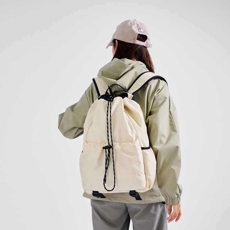 Plaid Waterproof Backpack Men's Backpack Outdoor Women's  Travel Large Capacity Backpack