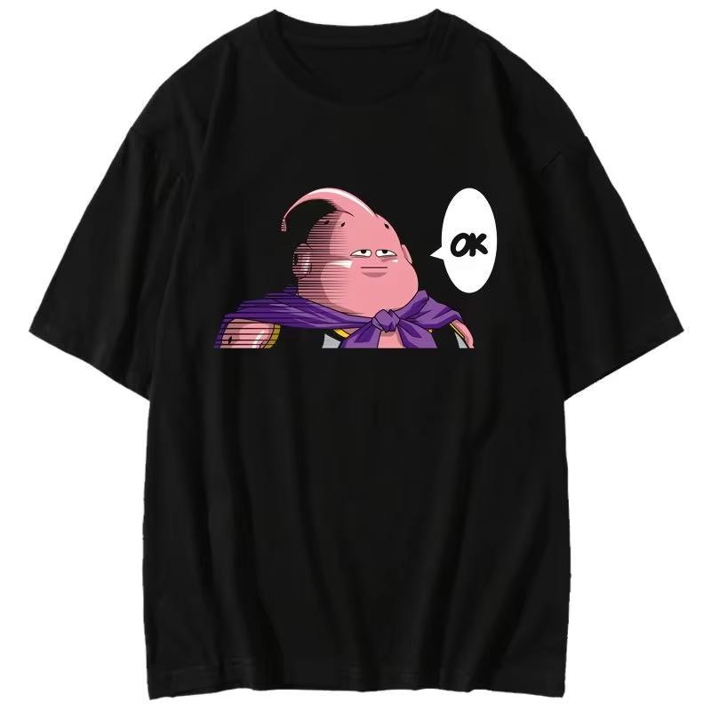 

Majin Buu Dragon Ball Z Cotton TShirt Casual Streetwear Hip Hop Style S
